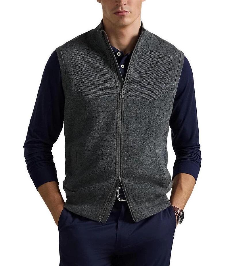 Polo Ralph Lauren RLX Golf Performance Stretch Full-Zip Sweater Vest