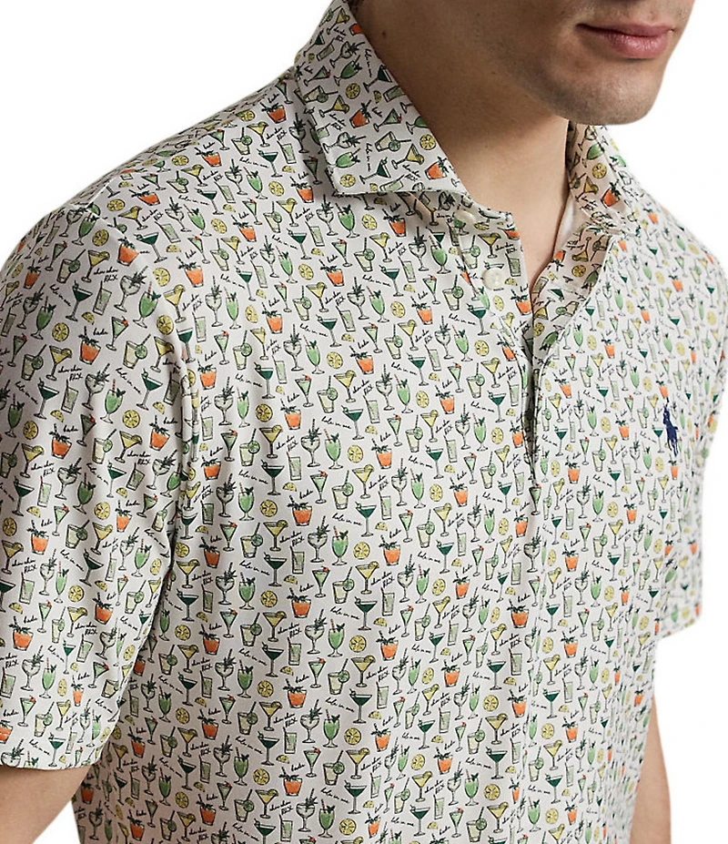 Polo Ralph Lauren RLX Golf Printed Short Sleeve Polo Shirt