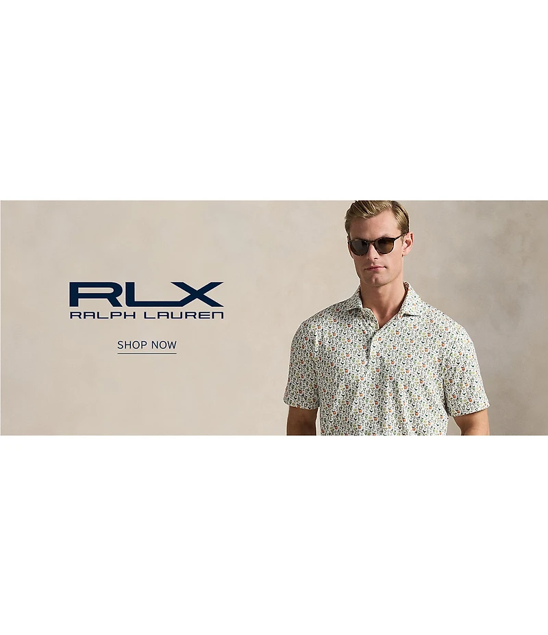 Polo Ralph Lauren RLX Golf Printed Short Sleeve Polo Shirt