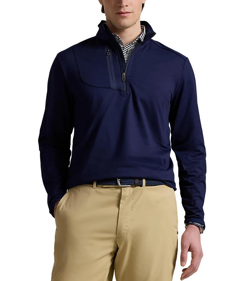 Polo Ralph Lauren RLX Golf Stretch Jersey Quarter-Zip Pullover
