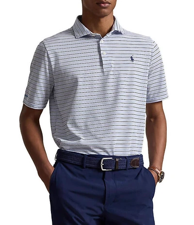 Polo Ralph Lauren RLX Golf Stripe Pique Short Sleeve Polo Shirt