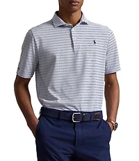Polo Ralph Lauren RLX Golf Stripe Pique Short Sleeve Polo Shirt