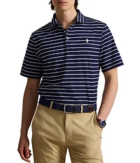 Polo Ralph Lauren RLX Golf Stripe Pique Short Sleeve Polo Shirt