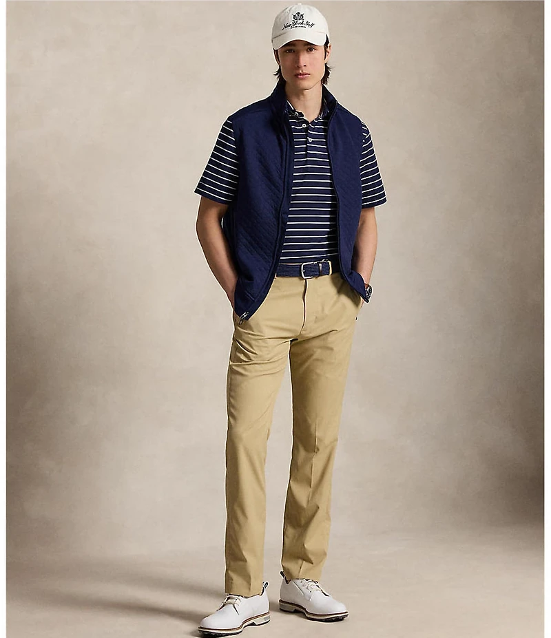 Polo Ralph Lauren RLX Golf Stripe Pique Short Sleeve Polo Shirt