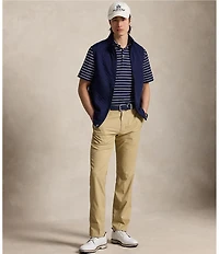 Polo Ralph Lauren RLX Golf Stripe Pique Short Sleeve Polo Shirt