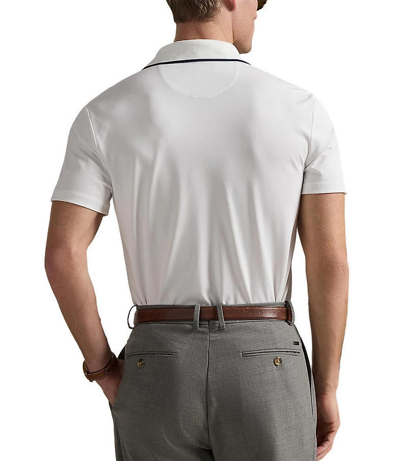 Polo Ralph Lauren RLX Golf Tailored Fit Polo Bear Short Sleeve Polo Shirt