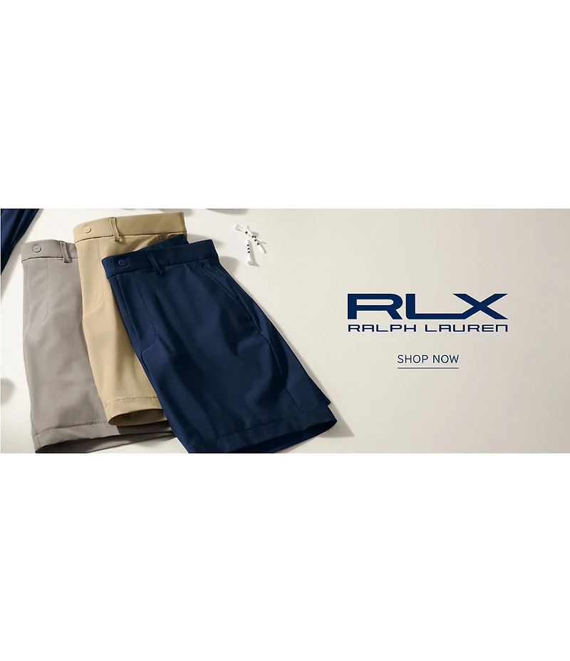 Polo Ralph Lauren RLX Golf Tailored Fit Stretch Knit 8#double; Inseam Shorts