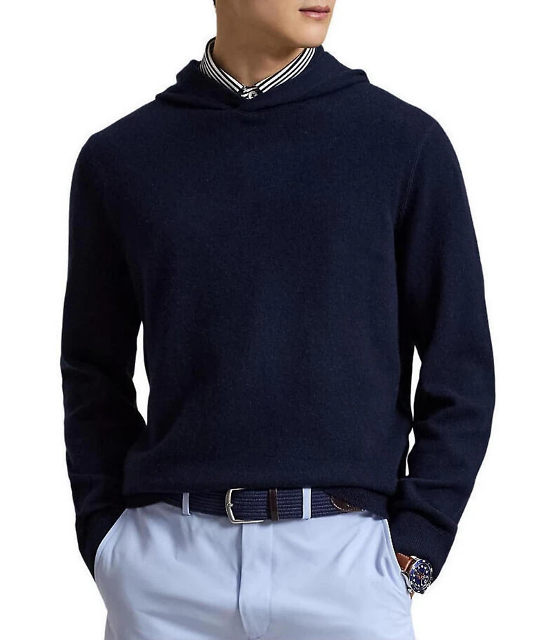Polo Ralph Lauren RLX Golf Washable Cashmere Hooded Sweater