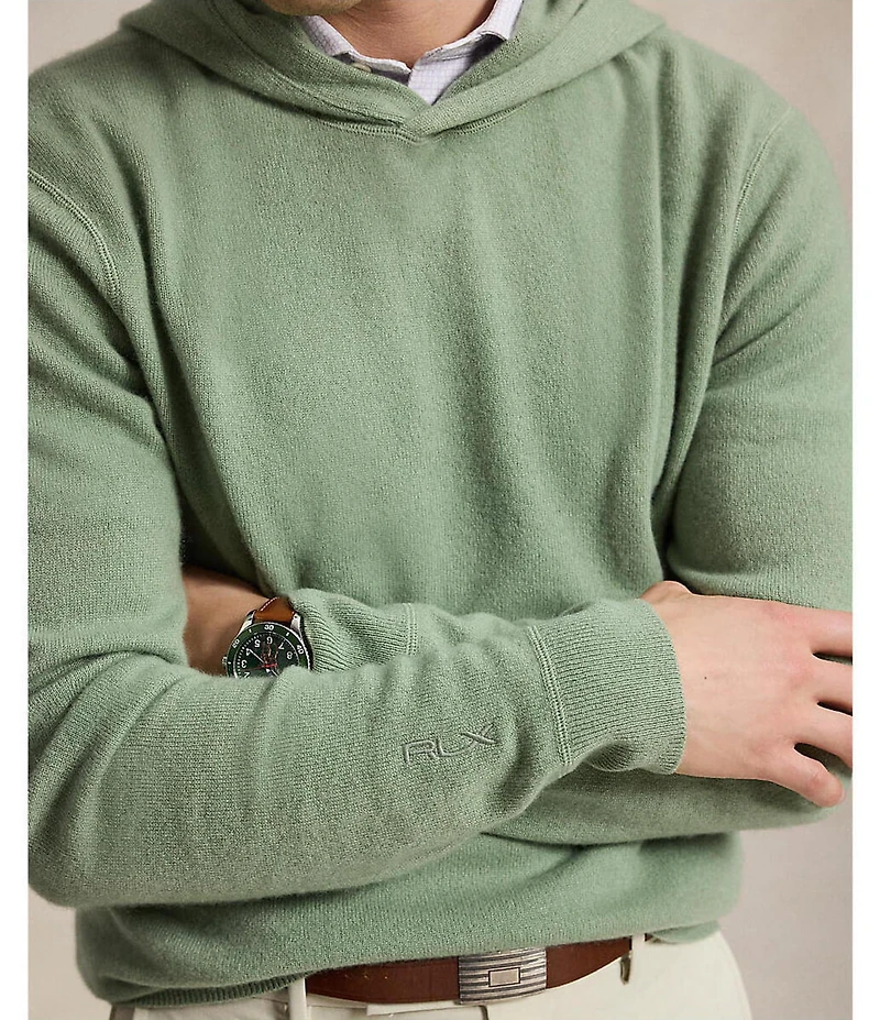 Polo Ralph Lauren RLX Golf Washable Cashmere Hooded Sweater