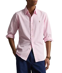 Polo Ralph Lauren Seersucker Oxford Long Sleeve Woven Shirt