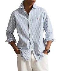 Polo Ralph Lauren Seersucker Oxford Long Sleeve Woven Shirt