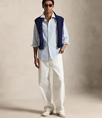 Polo Ralph Lauren Seersucker Oxford Long Sleeve Woven Shirt