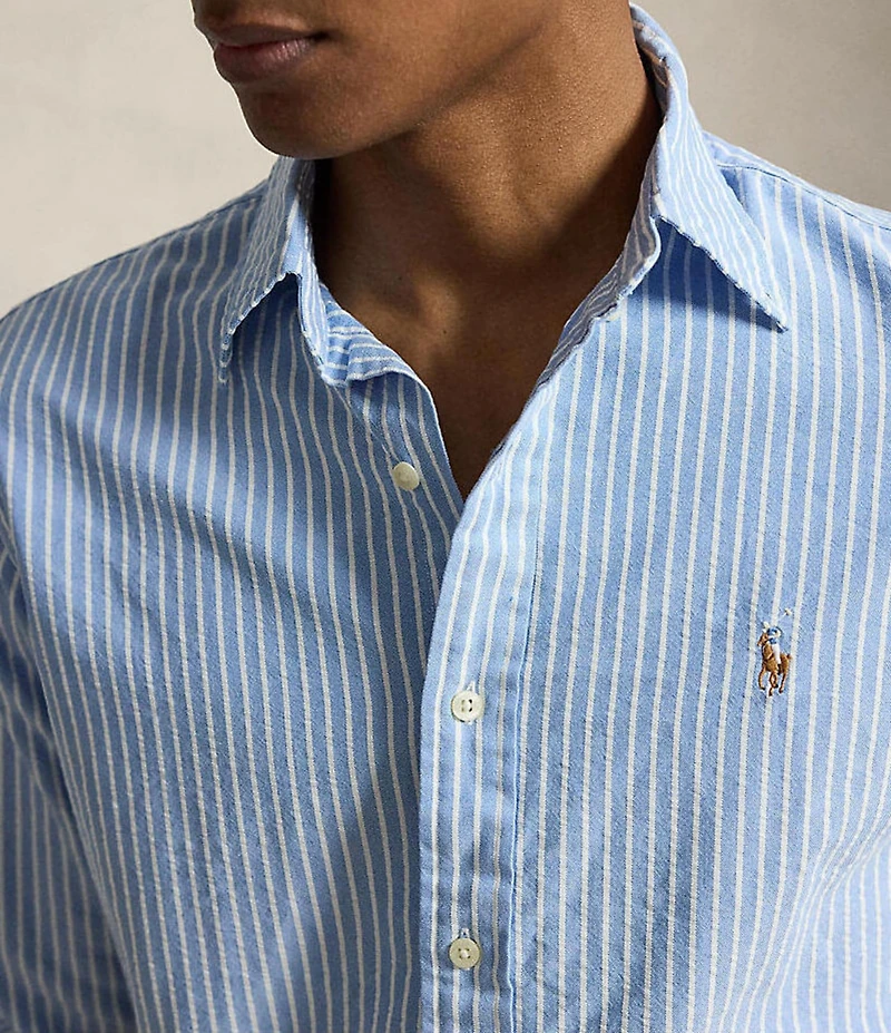 Polo Ralph Lauren Seersucker Oxford Long Sleeve Woven Shirt