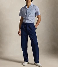 Polo Ralph Lauren Seersucker Sailboat Print Short Sleeve Woven Shirt