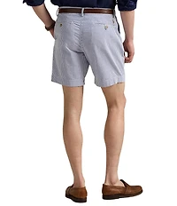 Polo Ralph Lauren Seersucker Stretch 7#double; Inseam Shorts