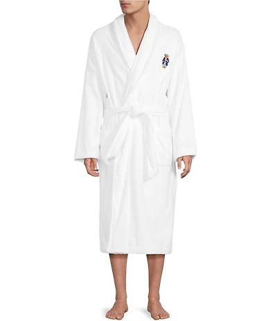 Polo Ralph Lauren Shawl Collar Long Sleeve Terry Cloth Robe