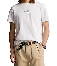 Polo Ralph Lauren Short Sleeve Classic Fit Chain-Stitch Logo Jersey T-Shirt