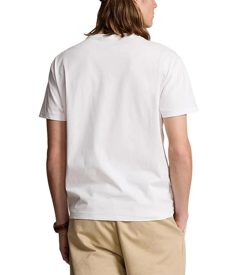 Polo Ralph Lauren Short Sleeve Classic Fit Chain-Stitch Logo Jersey T-Shirt