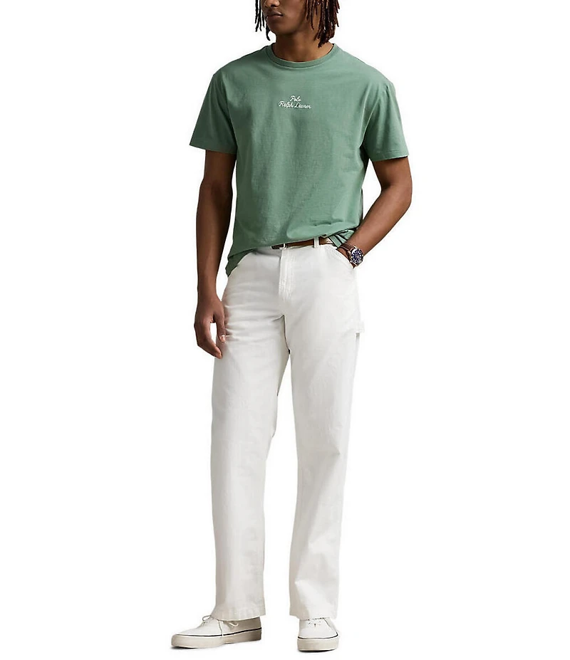 Polo Ralph Lauren Short Sleeve Classic Fit Chain-Stitch Logo Jersey T-Shirt