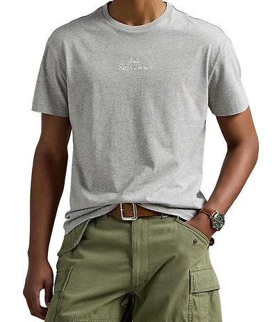 Polo Ralph Lauren Short Sleeve Classic Fit Chain-Stitch Logo Jersey T-Shirt