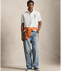 Polo Ralph Lauren Short-Sleeve Classic Fit Polo Bear Mesh Polo Shirt