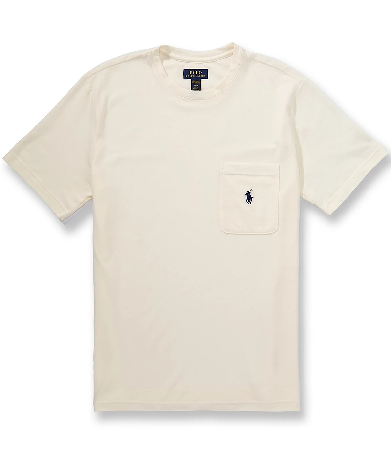 Polo Ralph Lauren Short Sleeve Feather Weight Mesh Pocket Crew Sleep T-Shirt
