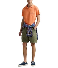 Polo Ralph Lauren Short Sleeve Linen-Blend Jersey Polo Shirt