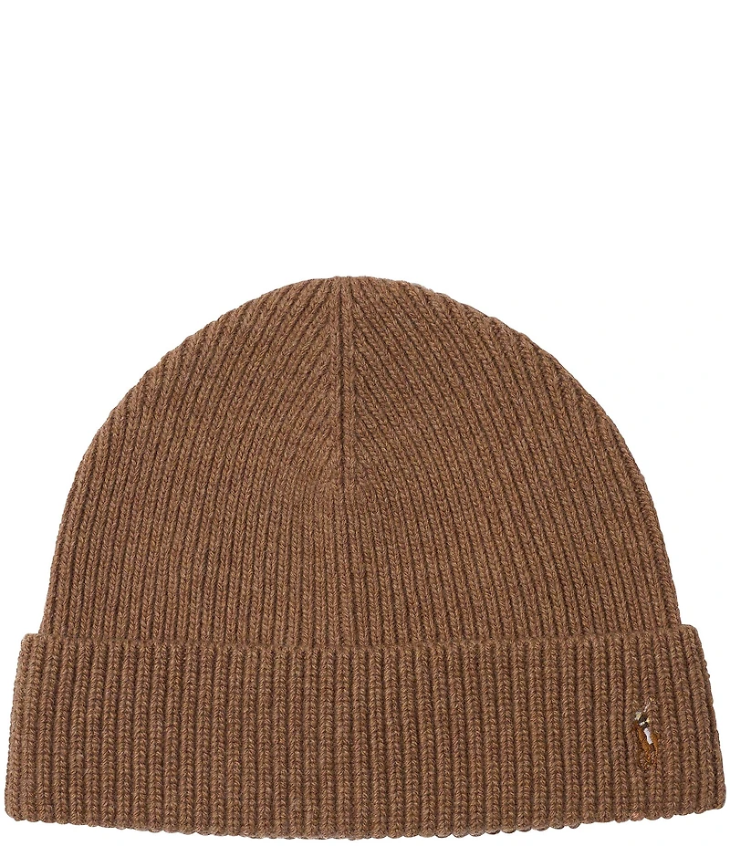 Polo Ralph Lauren Signature Cuff Wool Blend Beanie