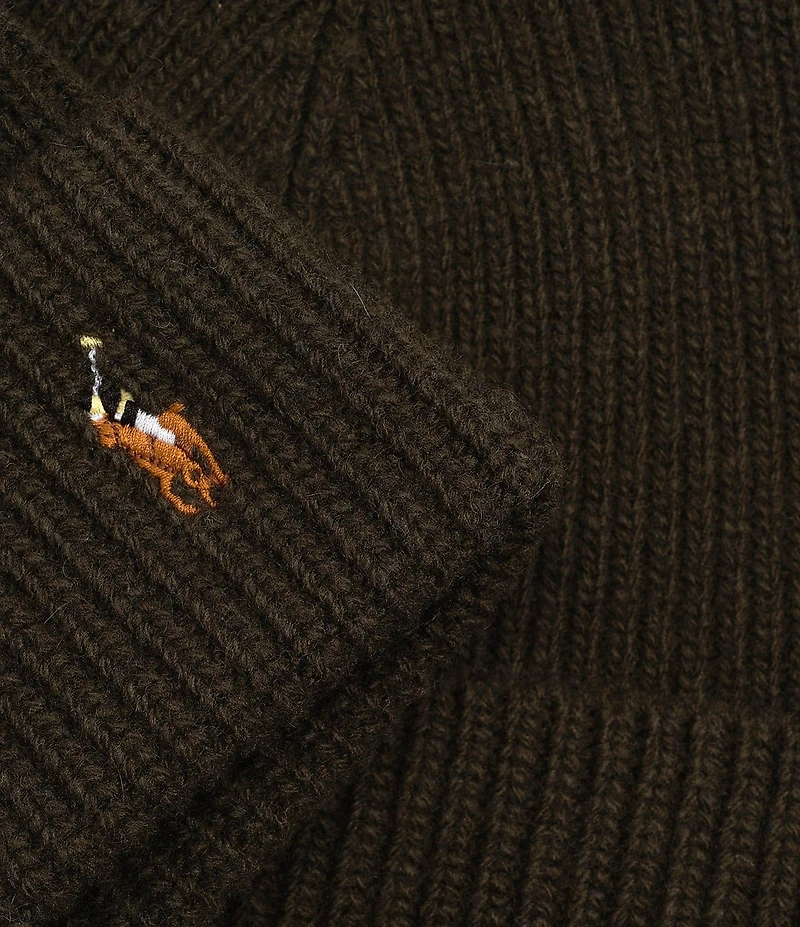 Polo Ralph Lauren Signature Cuff Wool Blend Beanie