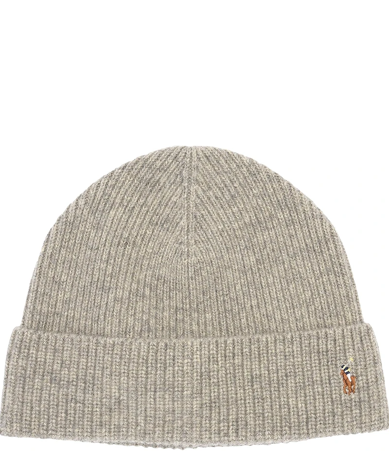 Polo Ralph Lauren Signature Cuff Wool Blend Beanie