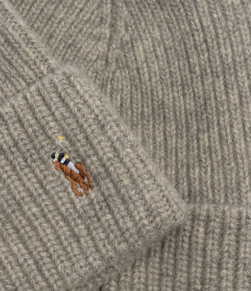 Polo Ralph Lauren Signature Cuff Wool Blend Beanie