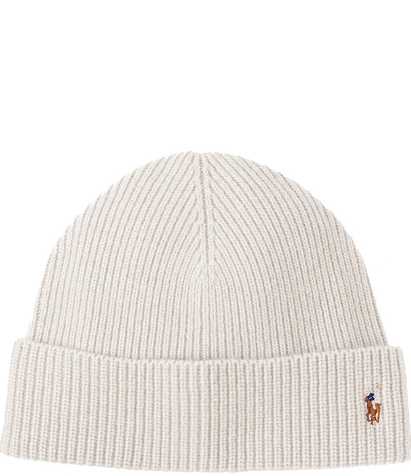 Polo Ralph Lauren Signature Cuff Wool Blend Beanie