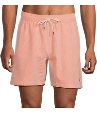 Polo Ralph Lauren Sky Lavender Seersucker Traveler Classic Swim Trunks