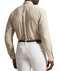 Polo Ralph Lauren Slim Fit Gingham Stretch Poplin Long Sleeve Woven Shirt