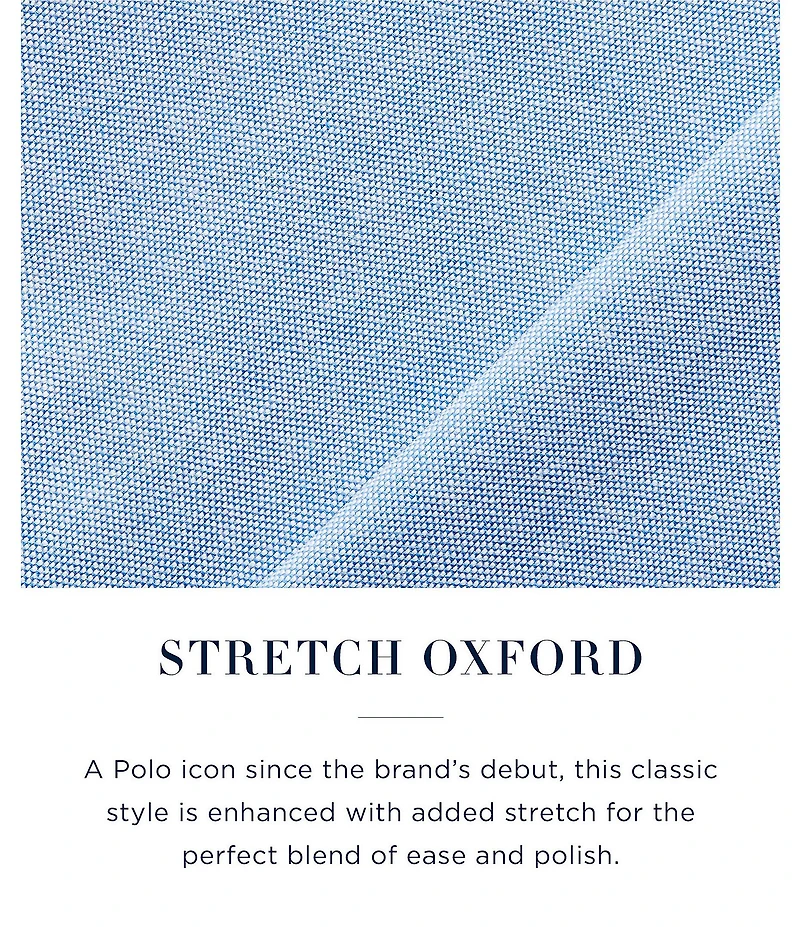 Polo Ralph Lauren Slim-Fit Solid Stretch Oxford Long-Sleeve Woven Shirt