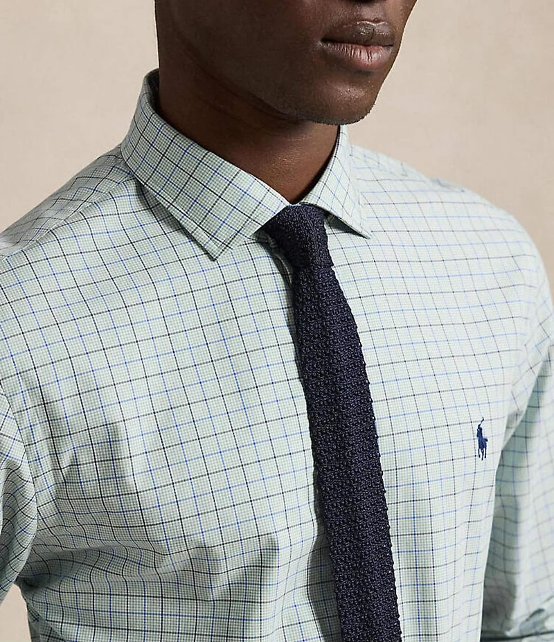 Polo Ralph Lauren Slim Fit Stretch Poplin Long Sleeve Woven Shirt