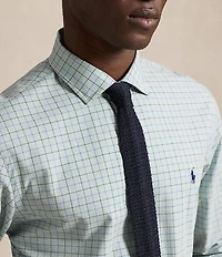 Polo Ralph Lauren Slim Fit Stretch Poplin Long Sleeve Woven Shirt