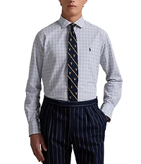 Polo Ralph Lauren Slim Fit Stretch Poplin Long Sleeve Woven Shirt