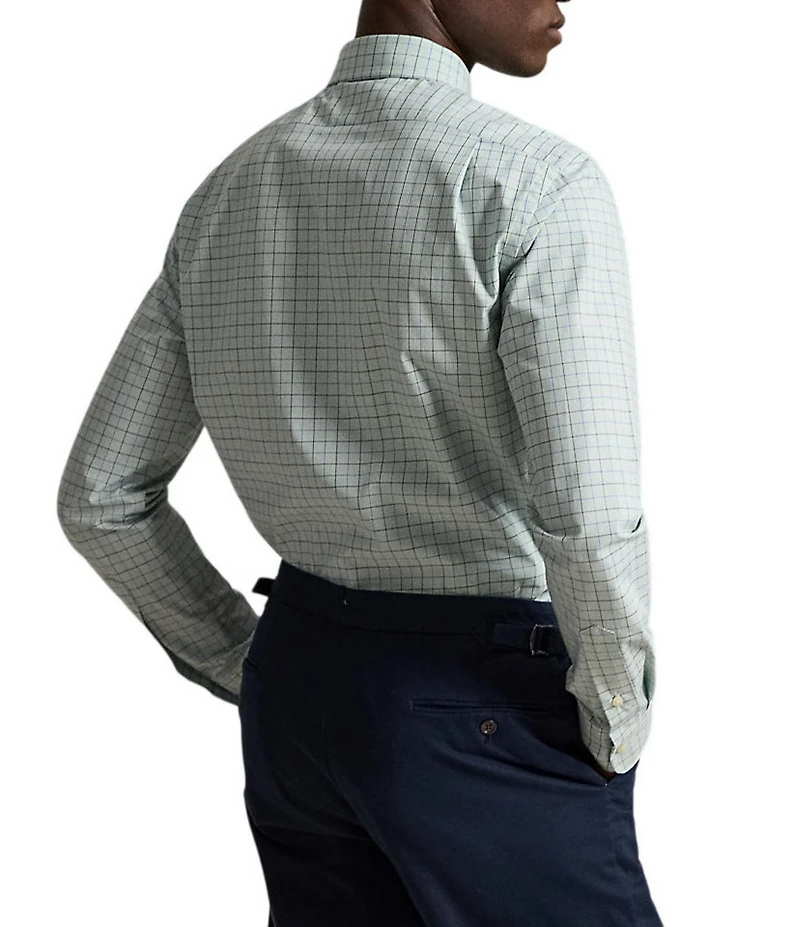 Polo Ralph Lauren Slim Fit Stretch Poplin Long Sleeve Woven Shirt