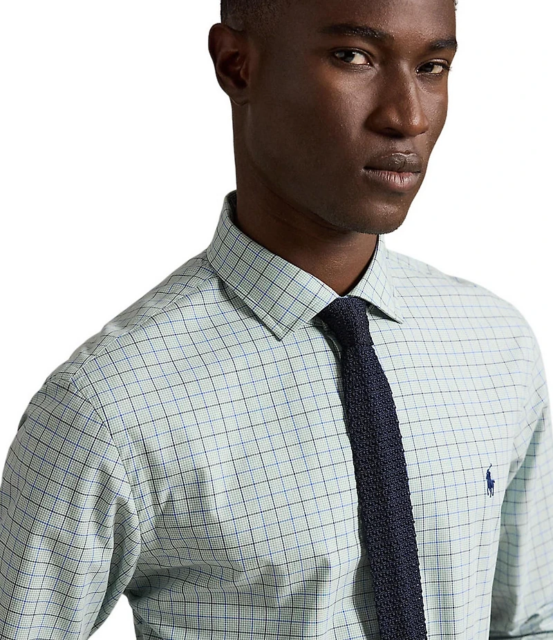 Polo Ralph Lauren Slim Fit Stretch Poplin Long Sleeve Woven Shirt