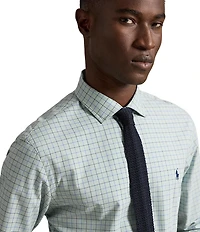Polo Ralph Lauren Slim Fit Stretch Poplin Long Sleeve Woven Shirt