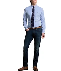 Polo Ralph Lauren Slim Fit Stripe Stretch Poplin Long Sleeve Woven Shirt