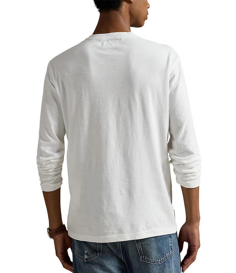 Polo Ralph Lauren Slub Jersey Long Sleeve Henley Shirt