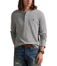 Polo Ralph Lauren Slub Jersey Long Sleeve Henley Shirt