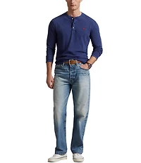 Polo Ralph Lauren Slub Jersey Long Sleeve Henley Shirt