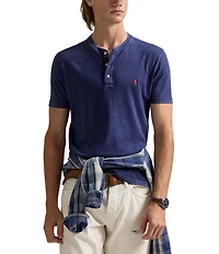 Polo Ralph Lauren Slub Jersey Short Sleeve Henley Shirt