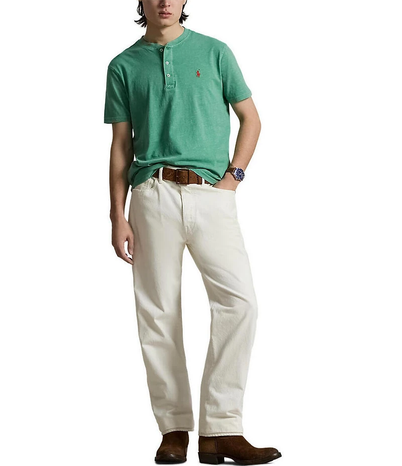 Polo Ralph Lauren Slub Jersey Short Sleeve Henley Shirt