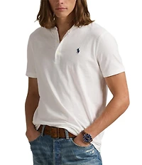 Polo Ralph Lauren Slub Jersey Short Sleeve Henley Shirt