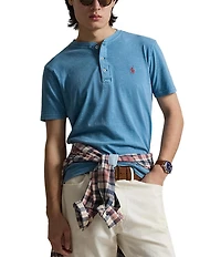 Polo Ralph Lauren Slub Jersey Short Sleeve Henley Shirt