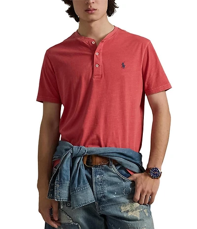 Polo Ralph Lauren Slub Jersey Short Sleeve Henley Shirt